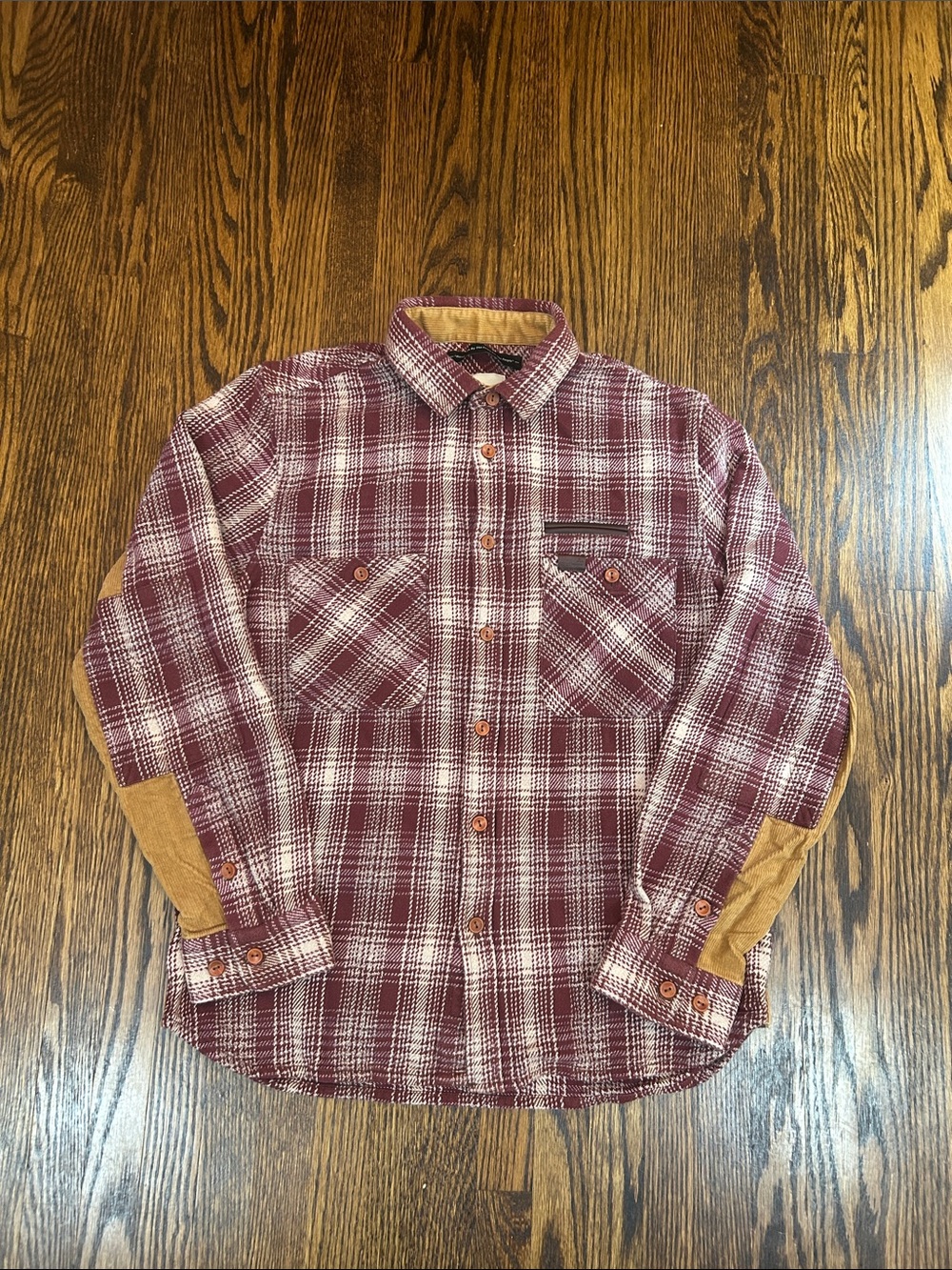 Marshall Artist Wool Blend Plaid Shirt
